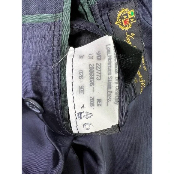 Brooks Brothers Blazer Mens 46 Blue Loro Piana Wool Made USA Super 120s - Picture 12 of 16